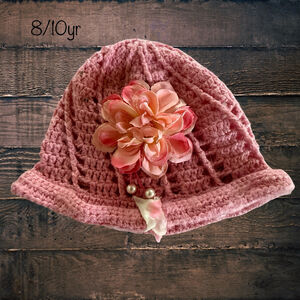 8/10yr Handmade Crochet Hat